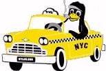 NYC Linux taxi logo